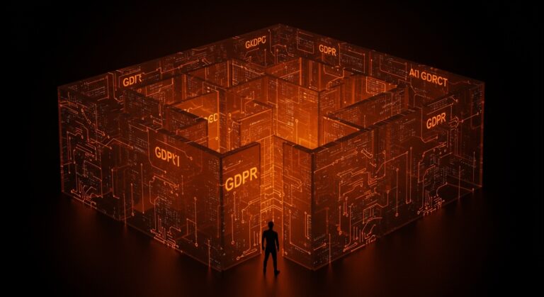Impacto de la regulación digital GDPR y AI Act en el escalamiento de startups europeas y competitividad tecnológica.