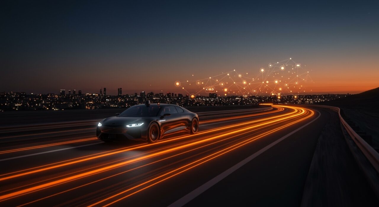 Futuro de la movilidad autónoma con robotaxis, analizando el mercado de 1.27 mil millones de dólares para startups tech.