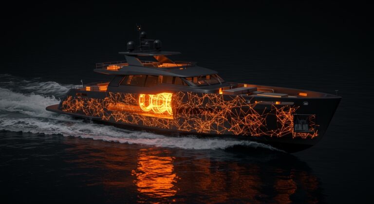 Yate de lujo Rossinavi Seawolf X con IA para optimización energética y eficiencia operativa en startups.
