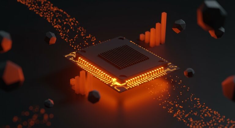 Representación conceptual de la valoración de un billón de dólares de Samsung impulsada por chips de memoria HBM e inteligencia artificial.