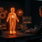 Representación de IA autónoma SAP Joule optimizando la productividad y eficiencia operativa de una startup tecnológica.
