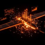 Representación conceptual del accidente del Solar Impulse 2 y el mercado HAPS para emprendedores de deeptech.