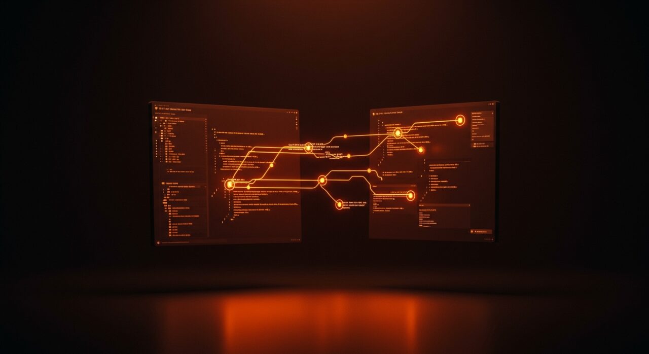 Interfaz de Superset IDE orquestando múltiples agentes de IA para desarrolladores, optimizando la productividad con git worktrees.
