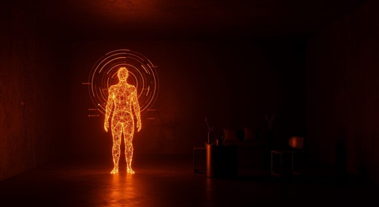 Tecnología de detección humana mediante señales WiFi, analizando su impacto en la privacidad digital y ciberseguridad IoT.
