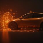 Tesla Model Y superando pruebas ADAS de NHTSA, representando el futuro de la seguridad vehicular con IA y movilidad autónoma.