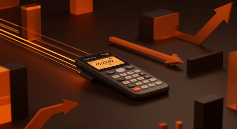 Calculadora gráfica TI-84 Evo destacada con pantalla ampliada y USB-C, representando innovación en hardware educativo y el mercado edtech.