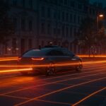 Robotaxis de Verne operando en Zagreb, marcando el primer servicio comercial de conducción autónoma en la Unión Europea.