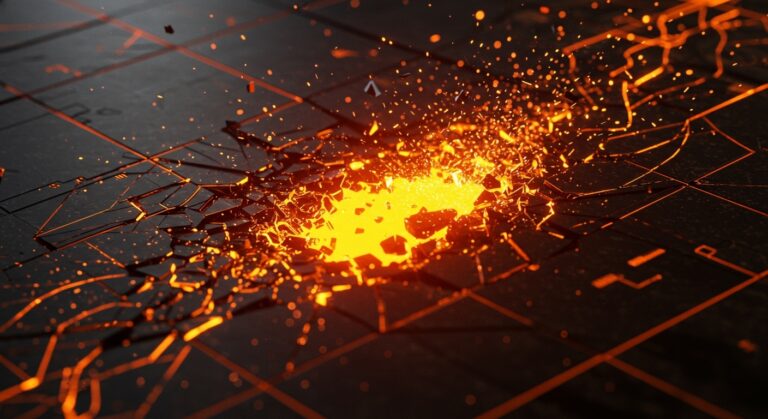 Visualización de brechas de seguridad en aplicaciones de vibe coding y filtración de datos corporativos mediante IA.