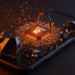 Representación conceptual de la IA privada de WhatsApp Incognito con encriptación total y seguridad de datos para startups.