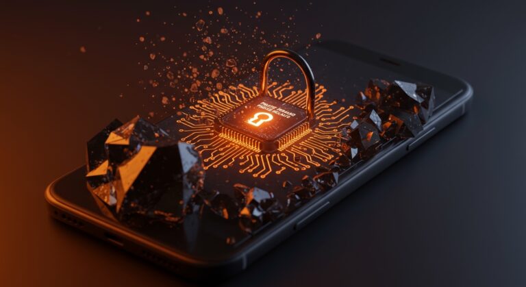 Representación conceptual de la IA privada de WhatsApp Incognito con encriptación total y seguridad de datos para startups.