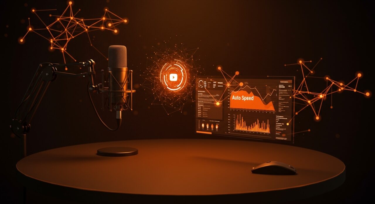 YouTube lanza nuevas herramientas de IA y Auto speed para podcasts en 2026, optimizando la estrategia de contenido para startups.