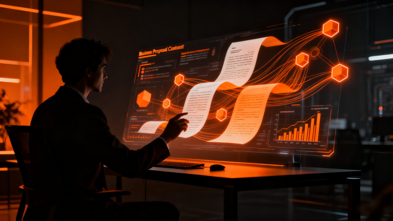 Herramienta SaaS AIPropel automatizando propuestas y facturación para freelancers y agencias tecnológicas.