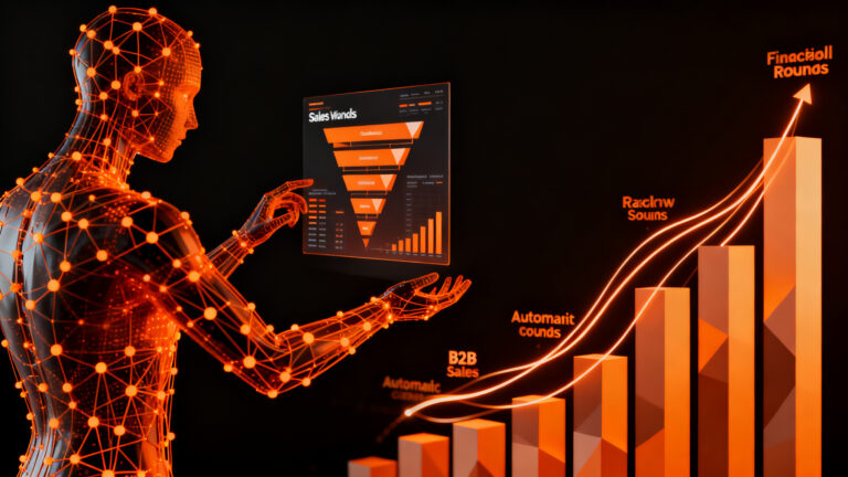 Agentes de IA automatizando procesos de ventas B2B para startups, financiamiento serie A de Airspeed.