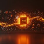 Representación visual de la IA multimodal Qwen3.7-Plus de Alibaba, destacando la eficiencia de costos y la capacidad de procesamiento de datos para startups.