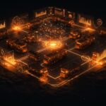Optimización de transporte minero mediante software SaaS, representando eficiencia logística y crecimiento empresarial en minería.
