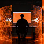 Investigador de ciberseguridad frustrado ante restricciones de IA Anthropic Fable, representando desafíos en seguridad corporativa.