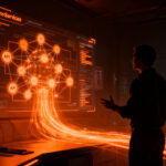 Founder optimizando procesos con automatización de API e IA agéntica para eficiencia operativa en startups.