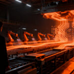 Automatización industrial y robótica avanzada en una fábrica inteligente representando el crecimiento del mercado hacia 2026.