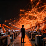 Transformación digital y automatización industrial en PYMES, representando el crecimiento del mercado en Vietnam y la Industria 4.0.