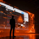 Desarrollador analizando riesgos de automatización de Instagram con computer vision y visión artificial para evitar bloqueos.