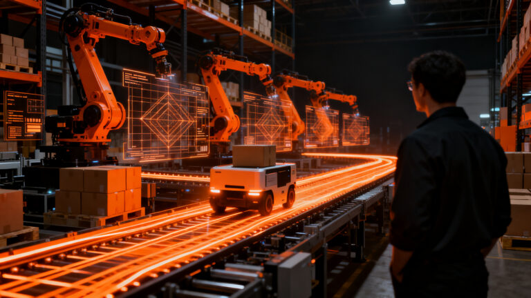 Automatización industrial y robótica en intralogística para optimizar la eficiencia operativa de startups en 2026.