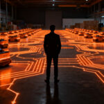 Automatización logística en Valencia 2026, mostrando la digitalización y el avance de la industria 4.0 en el sector.