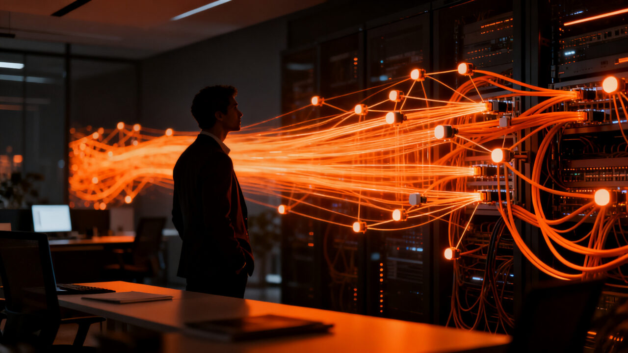 Infraestructura de conectividad y fibra óptica para startups, analizando la necesidad real de velocidad de internet frente a la banda ancha gigabit.