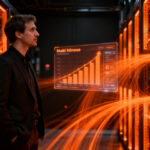 Fundador de startup analizando infraestructura de IA tras ronda de inversión serie F de Baseten, optimización de inferencia.