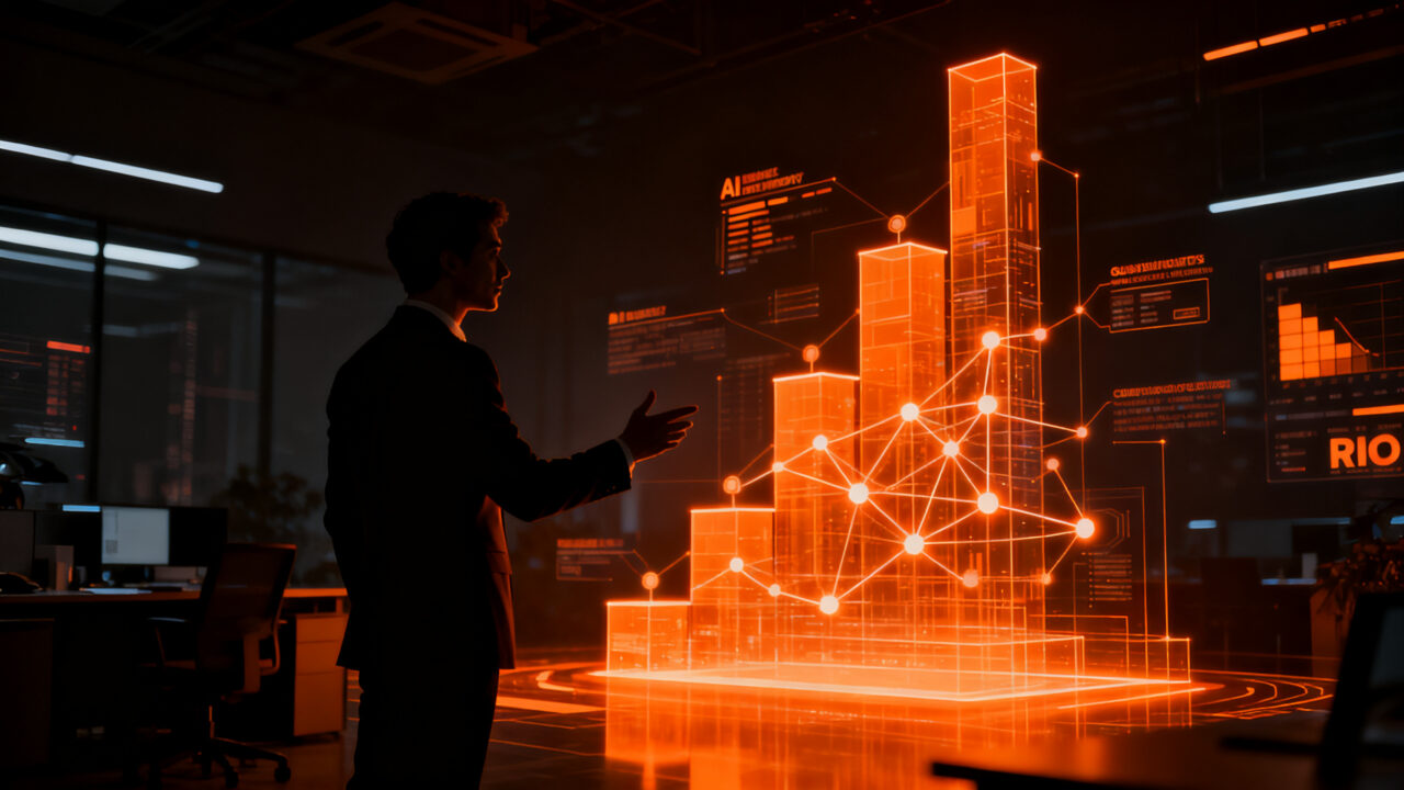 Consultoría de inteligencia artificial empresarial ayudando a startups a cerrar la brecha entre estrategia y ROI.