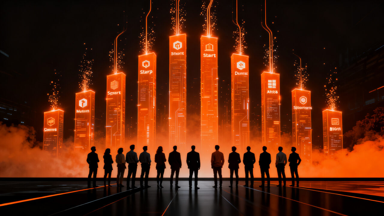 Ocho startups finalistas del programa de aceleración BerriUp 2026, representando el dinamismo y crecimiento del ecosistema emprendedor en el País Vasco.