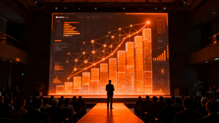 Ejecutivos y emprendedores en el BICE Ventures Summit 2026 analizando el impacto de la IA en el ecosistema fintech de Chile.