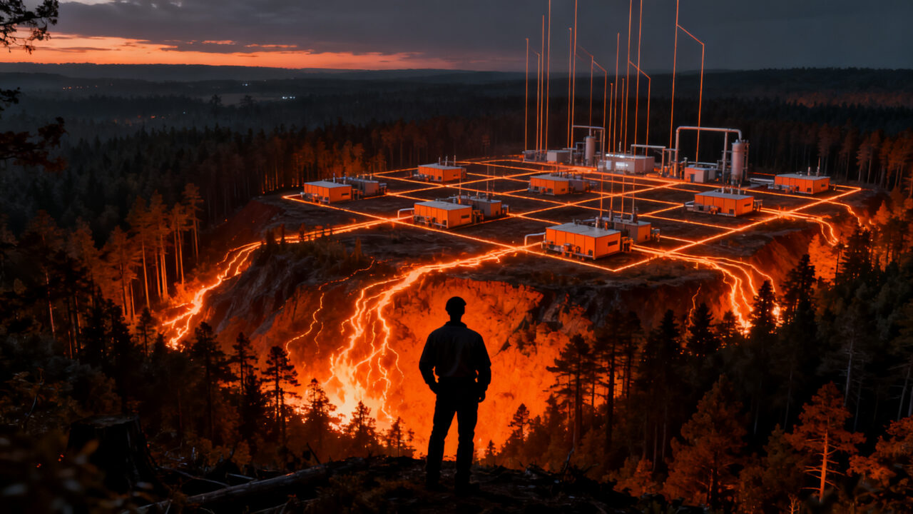 Representación visual de la gestión de biomasa forestal en España para la prevención de incendios y generación de bioenergía.