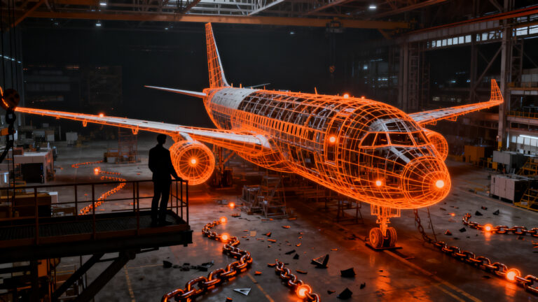 Desafíos de escalabilidad industrial en la producción del Boeing 787 Dreamliner y lecciones operativas para startups.