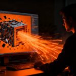 Desarrollador resolviendo bug de consumo de memoria RAM en Claude Desktop mediante optimización técnica.