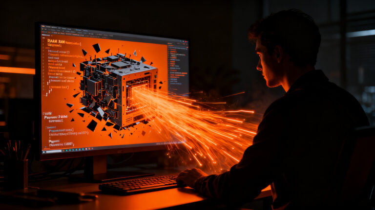 Desarrollador resolviendo bug de consumo de memoria RAM en Claude Desktop mediante optimización técnica.