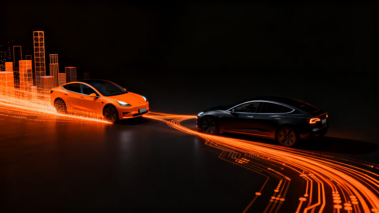 Alianza estratégica entre Carvana y Slate Auto en el mercado de vehículos eléctricos 2026, representando la innovación en retailtech y marketplaces automotrices digitales.