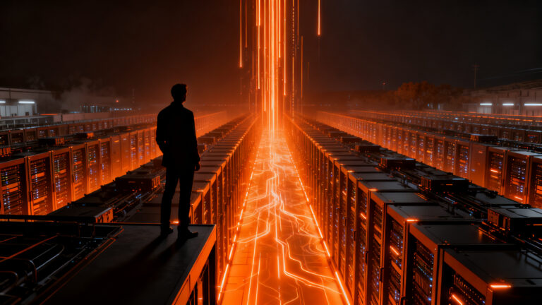 Infraestructura de data center masiva y tecnología de inteligencia artificial para escalar negocios, inversión millonaria en AWS.