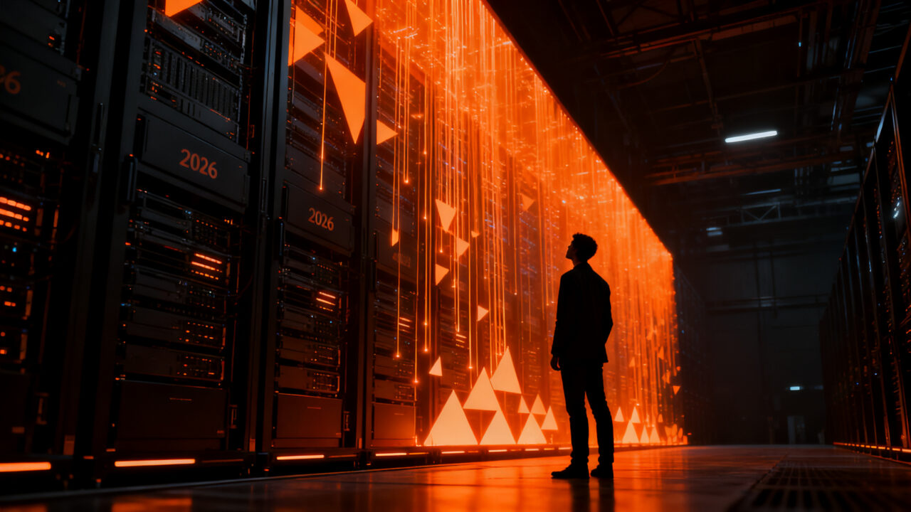 Crisis de infraestructura IA y escasez de cómputo para startups en 2026, representando la limitación de acceso a Gemini y modelos de lenguaje.