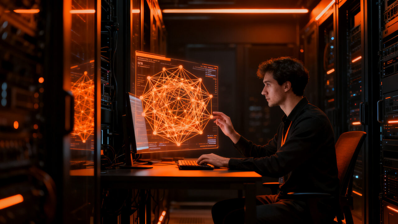 Ingeniero de IA optimizando modelos de lenguaje LLM mediante cuantización INT4 para reducir costes de GPU.