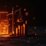 Representación conceptual de la valoración de Cyera y el crecimiento de startups de ciberseguridad con enfoque en múltiplos de ARR.