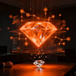 Impacto de la tecnología blockchain Tracr de De Beers en el mercado de diamantes frente a la caída de precios de laboratorio.