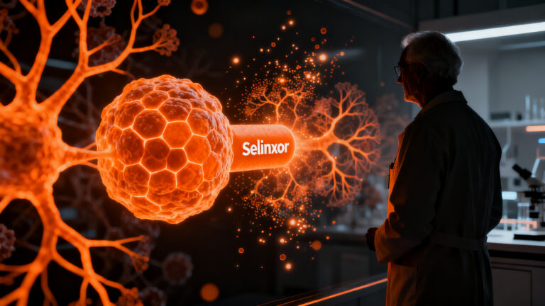 Investigación biotecnológica sobre el inflammaging y el fármaco selinexor para la longevidad.