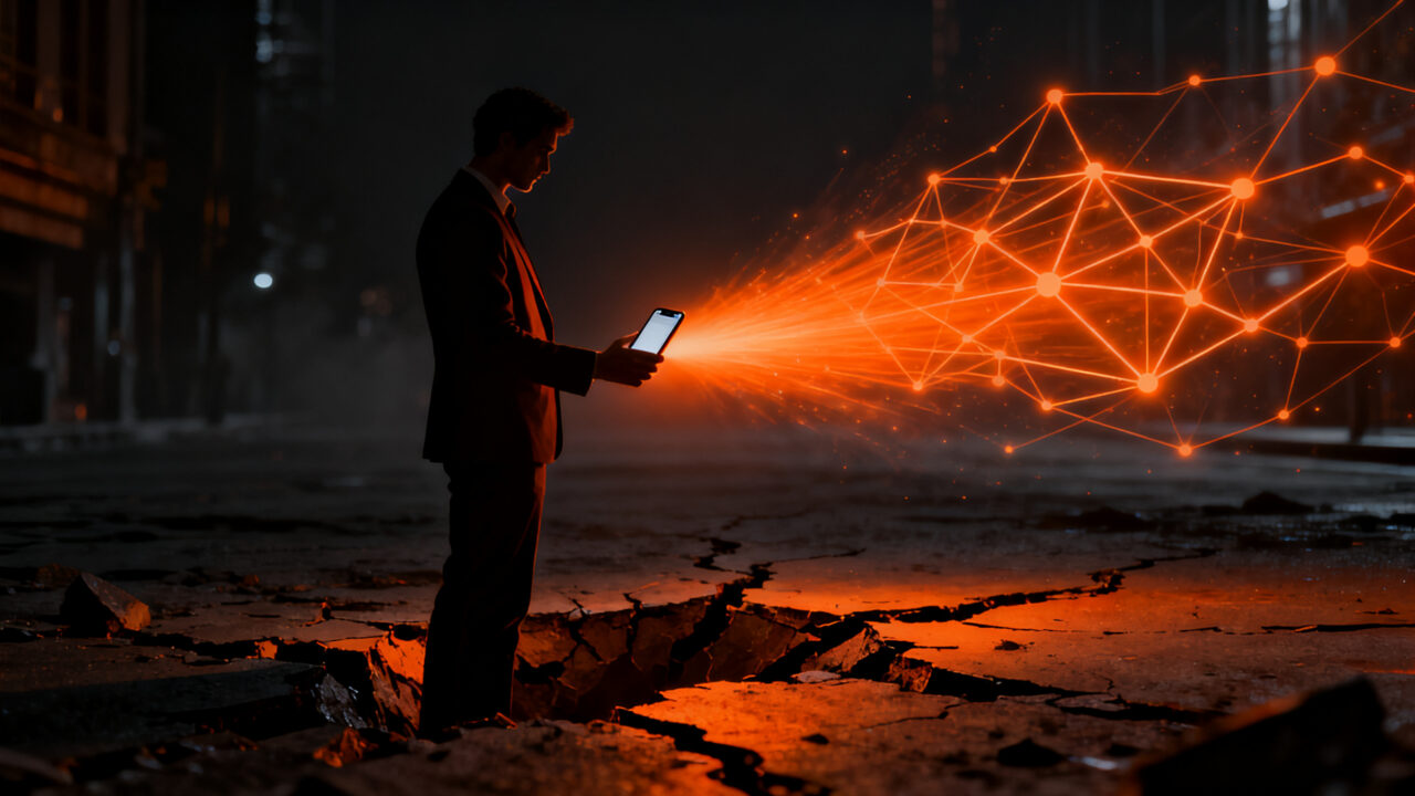 Tecnología de detección sísmica mediante acelerómetros de smartphones Android durante un terremoto.