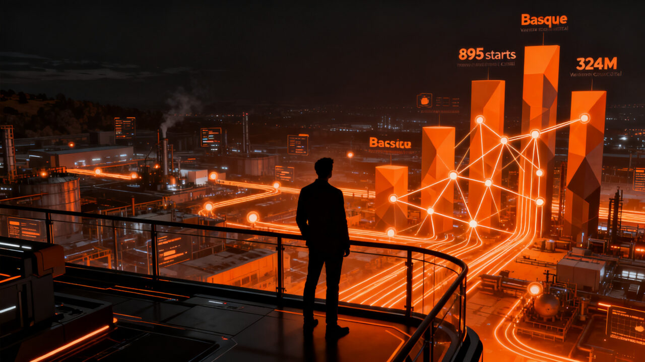 Ecosistema startup del País Vasco con 895 empresas tecnológicas captando 324 millones en inversión en 2025.