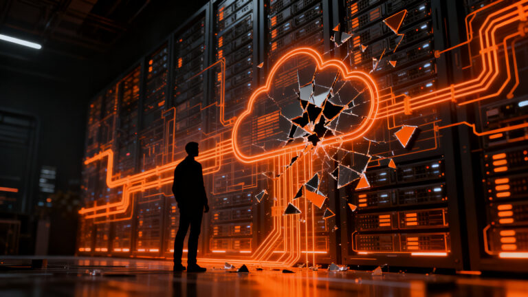 Especialista en seguridad cloud analizando una arquitectura de red compleja para evitar brechas millonarias en SaaS.