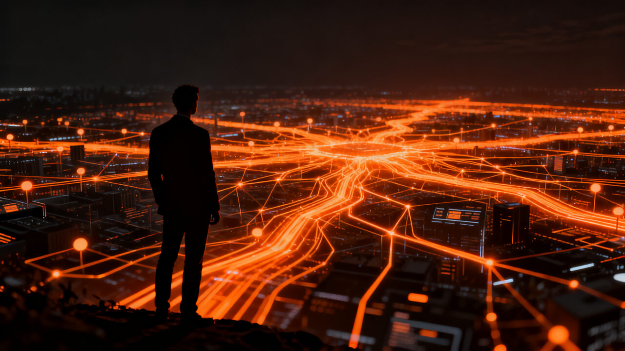 Escalabilidad de pagos digitales mediante IA, representando el crecimiento de transacciones masivas al estilo UPI.