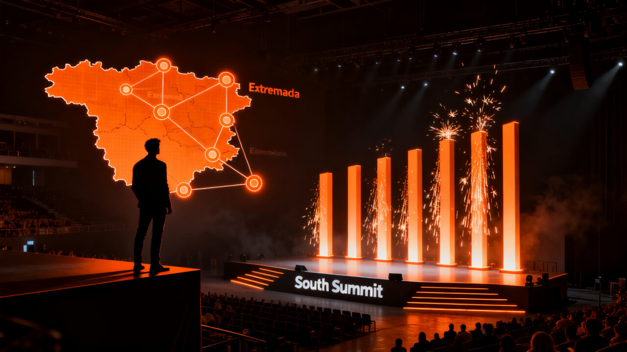 Siete proyectos de startups de Extremadura compitiendo en el evento South Summit para impulsar el ecosistema emprendedor y la financiación.