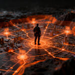 Agente del FBI en un entorno de simulación cibernética para entrenamiento de infraestructura crítica y resiliencia digital.