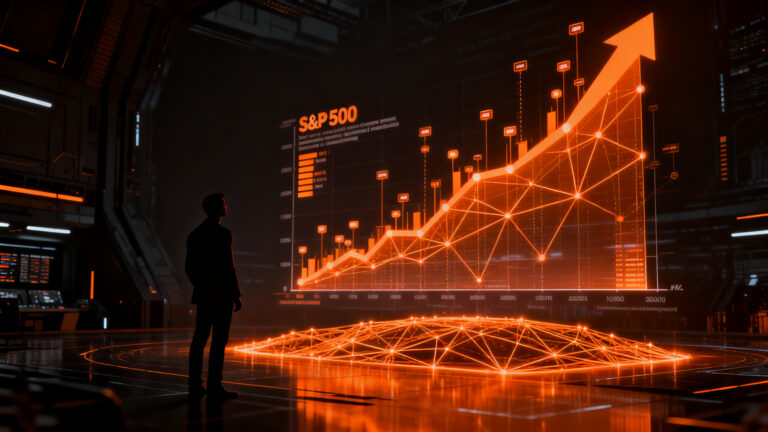 Inversión automatizada mediante ETFs gestionados por IA, superando al mercado bursátil tradicional.