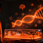 Fundador de Gamow Labs utilizando IA avanzada para diagnóstico genético en neonatos, transformando la medicina en NICU.